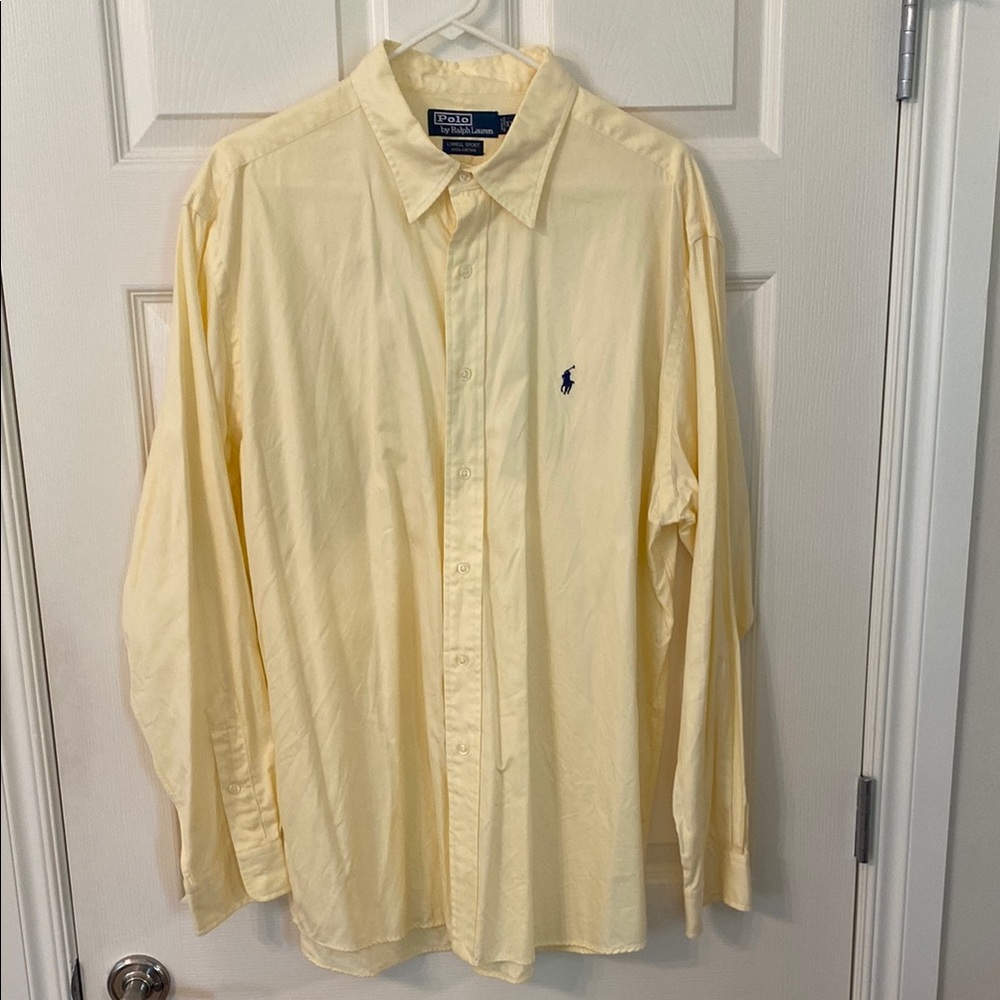Polo by Ralph Lauren Yellow Casual Button Down Shirt